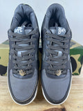 A Bathing Ape Bape Sta Low Text Code Camo Charcoal Sz 9.5