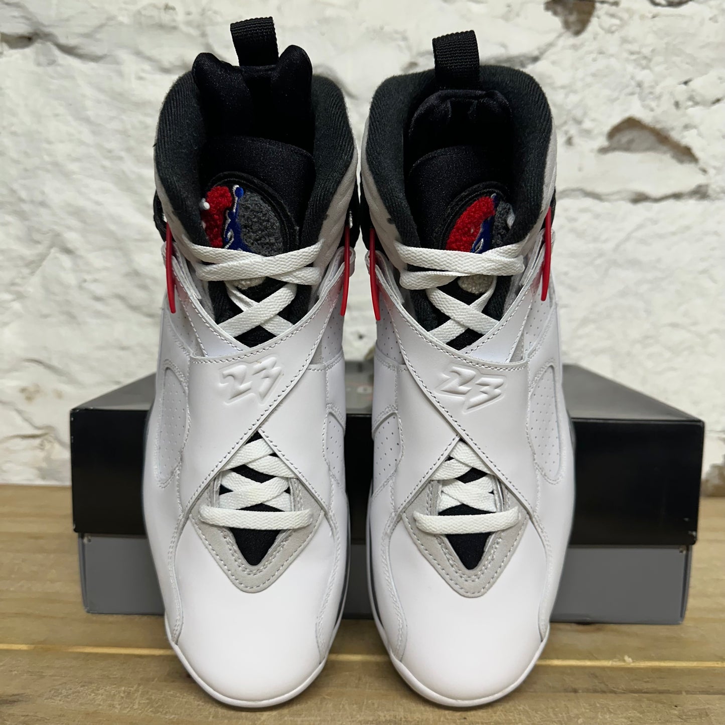 Air Jordan 8 White True Red (2025) Sz 9.5