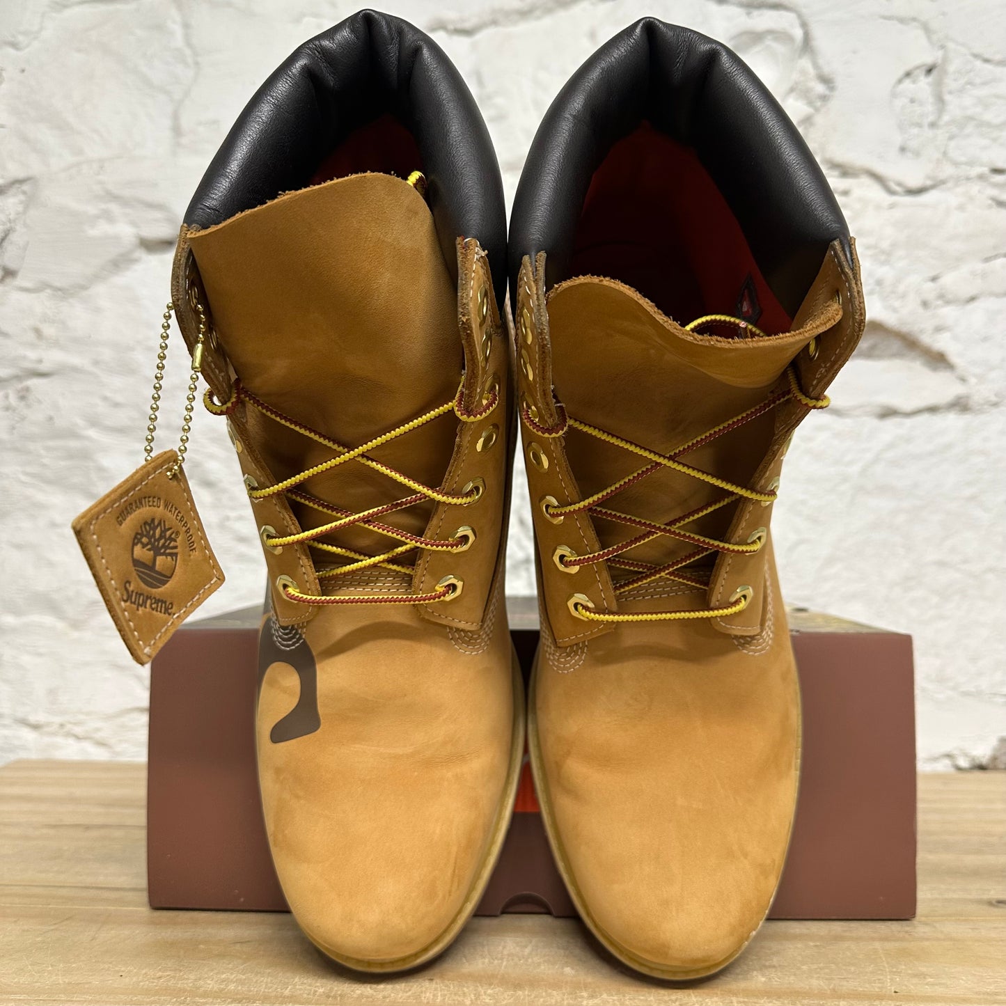 Timberland x Supreme 6" Wheat Boot Sz 12