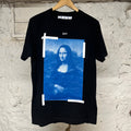 Off White Mona Lisa Black T-Shirt Sz M