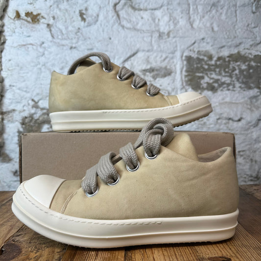 Rick Owens Jumbo Lace Puffer Parchment Milk Sneaker Sz 13 (46)