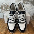 Louis Vuitton Blue White Black Trainer Sneaker Sz 10 (8.5LV)