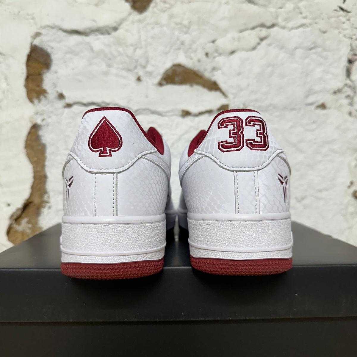Nike Air Force 1 Low Kobe Bryant Forever Lower Merion Home Sz 9