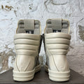 Rick Owens Geobasket Pearl Milk Sneaker Sz 9 (42)