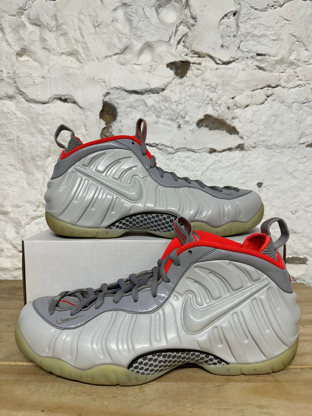 Nike Air Foamposite Pure Platinum Sz 13