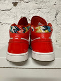 Air Jordan 1 Mid Red Barcelona Sz 8.5