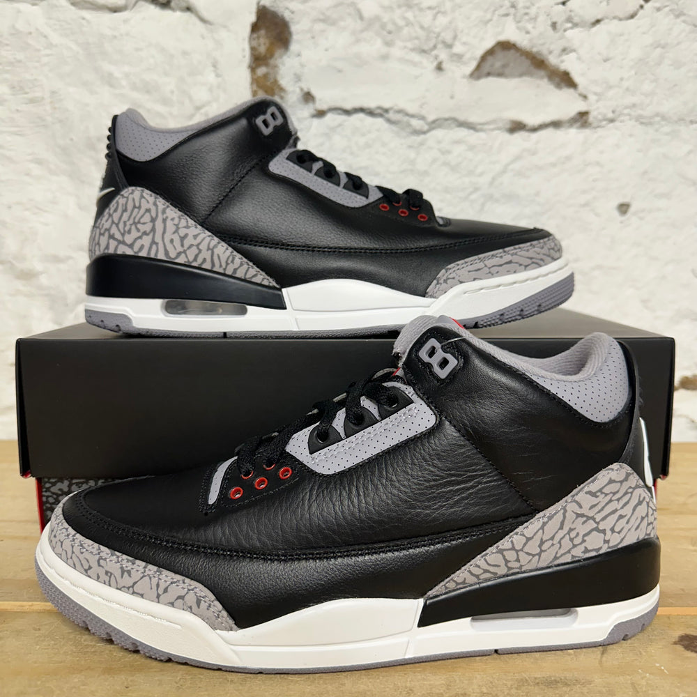 Air Jordan 3 Black Cement Sz 9.5 DS