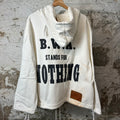 Better With Age Charlie Gunner Smock White Hoodie Sz L