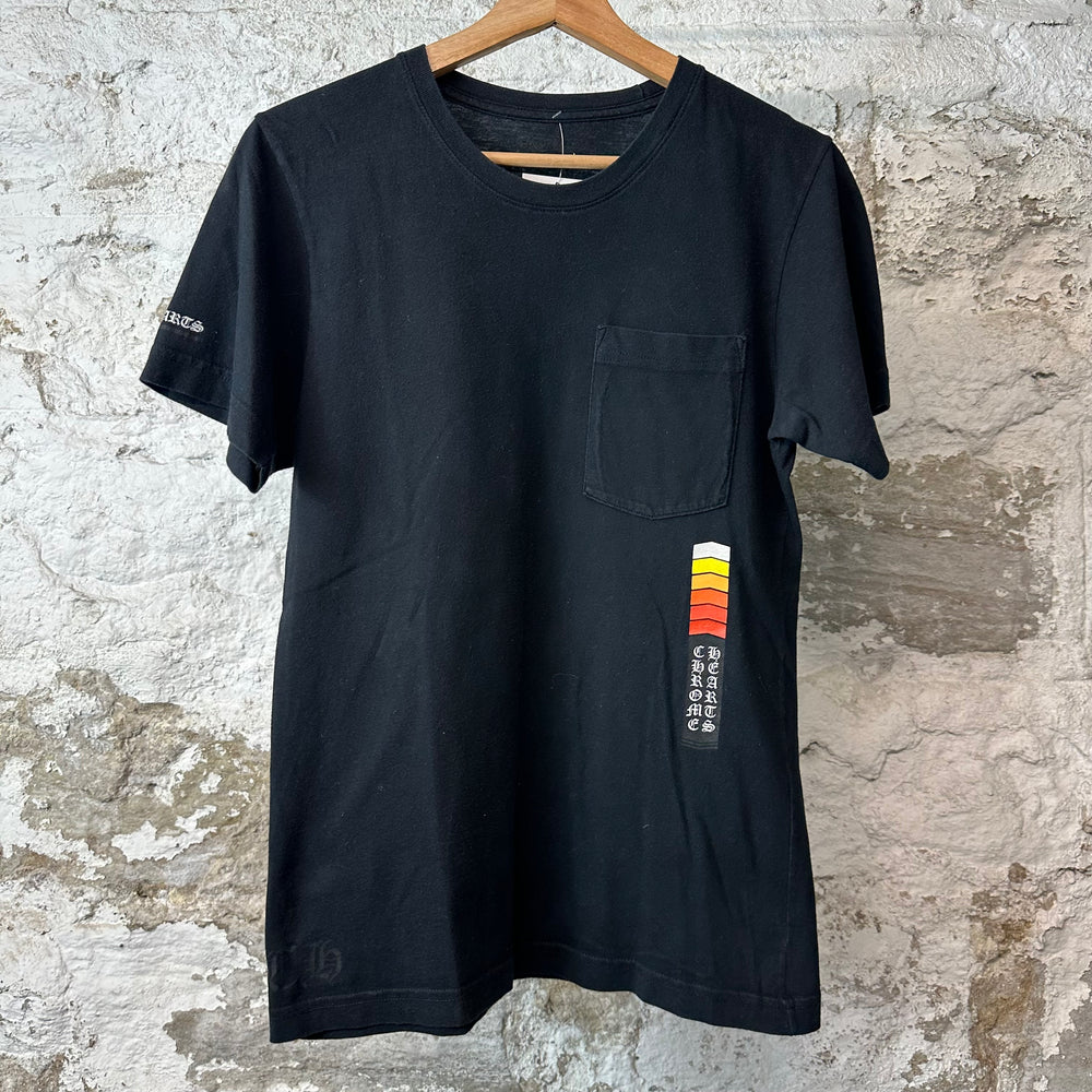 Chrome Hearts Temperature Black T-Shirt Sz S