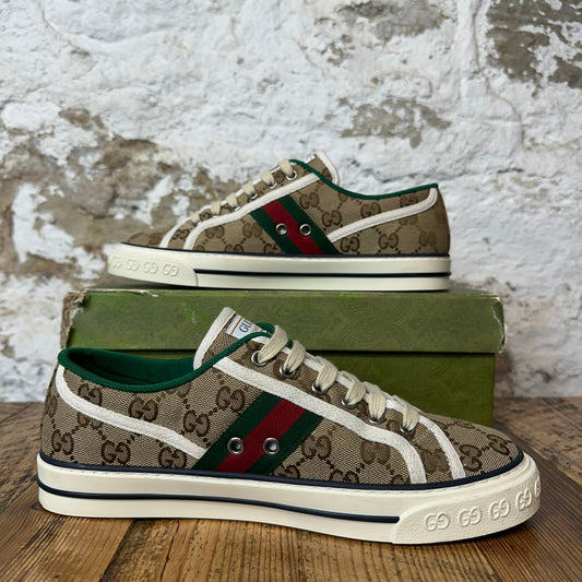 Gucci Tennis 1977 Brown Monogram Sneaker Sz 6.5 (39)