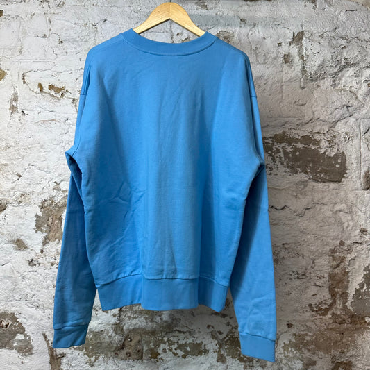 Marni Small Box Logo Crewneck Blue Sz XL (52)