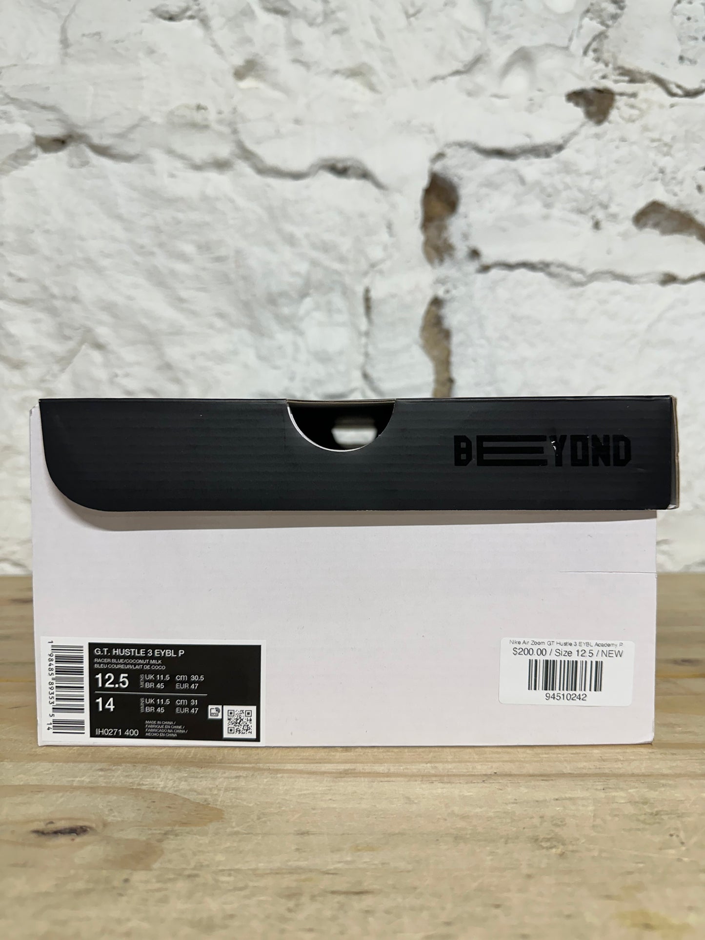 Nike Air Zoom GT Hustle 3 EYBL Academy PE Sz 12.5 DS