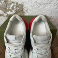 Gucci Rhyton White Red Green Sneaker Sz 7