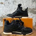 Louis Vuitton Black White Skate Sneaker Sz 9.5 (8LV)