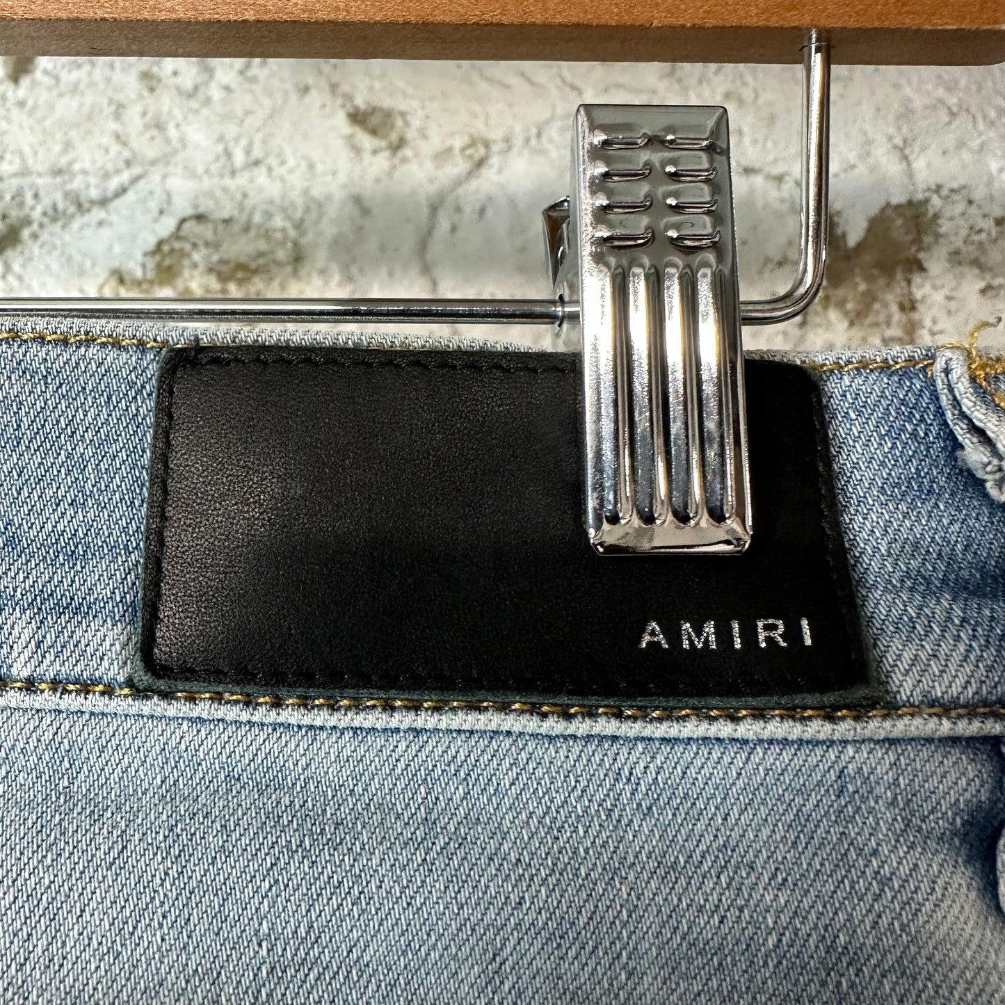 Amiri Plain Light Blue Denim Jeans Sz 28