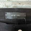 Amiri MX1 Multicolor Paisley Black Denim Jeans Sz 33