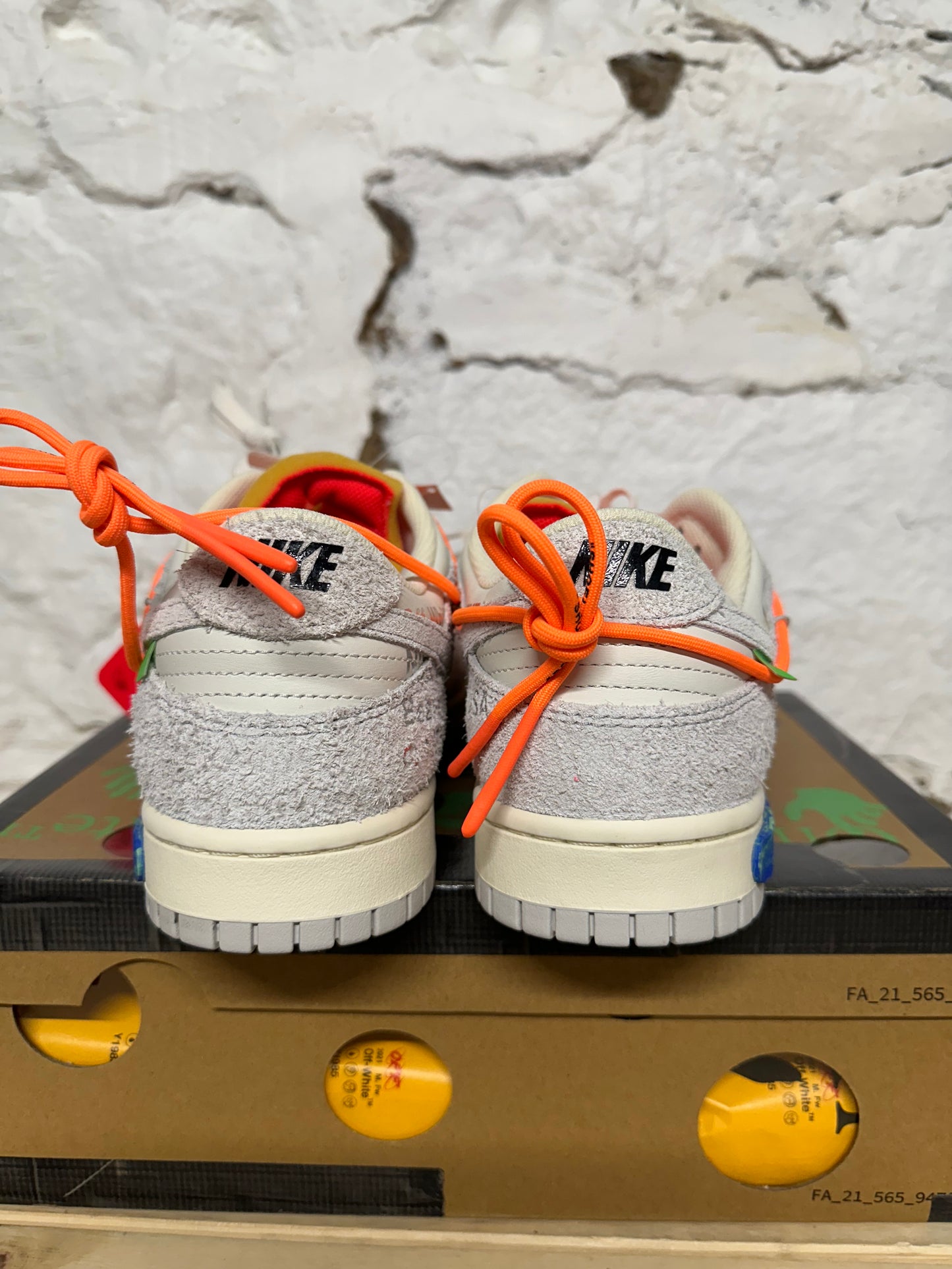 Nike Dunk Low Off White Lot 31 Sz 11.5 DS