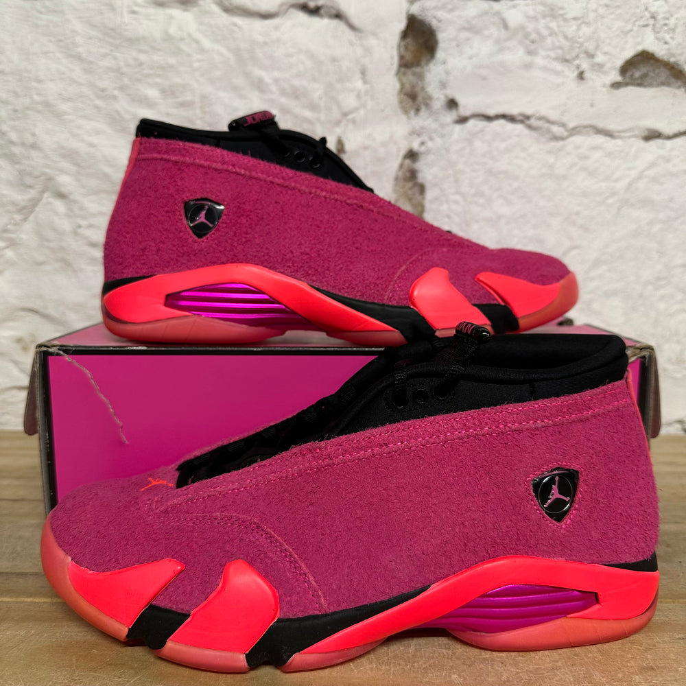 Air Jordan 14 Low Shocking Pink Sz 10.5 (12W)