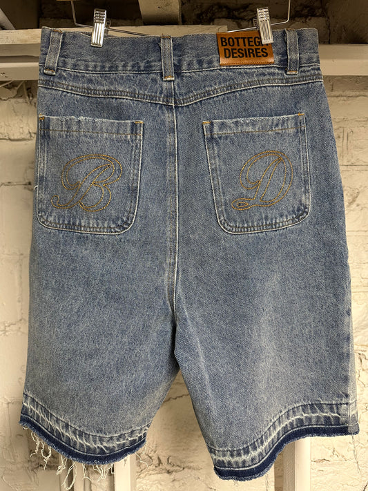Bottega Desires Denim Shorts Sz 30