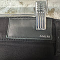 Amiri Plain Black Flare Denim Jeans Sz 28