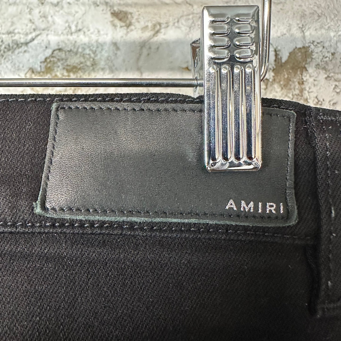 Amiri Plain Black Flare Denim Jeans Sz 28