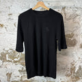 Chrome Hearts Embroidered CH Logo Waffle Black Shirt Sz M