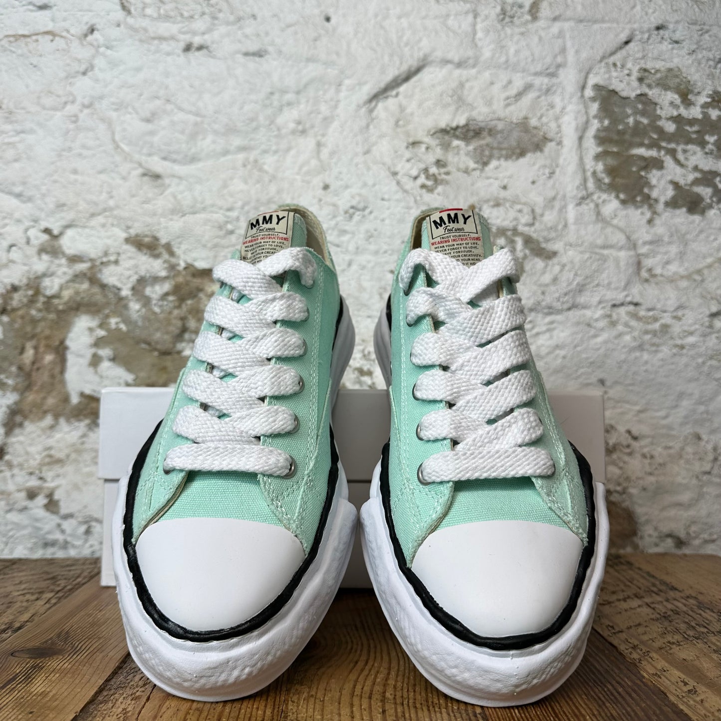 Maison Mihara Mint Green White Peterson Sneaker Sz 12 (45)
