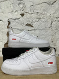 Nike Air Force 1 Low Supreme White Sz 10.5