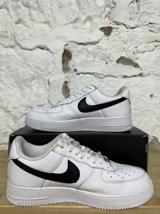 Nike Air Force 1 Low Supreme Black White Sz 8.5