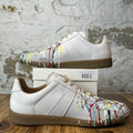 Maison Margiela Replica Paint Splatter White Sneaker Sz 13 (46) DS