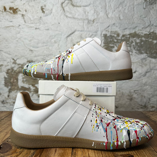 Maison Margiela Replica Paint Splatter White Sneaker Sz 13 (46) DS