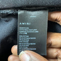 Amiri MX2 Pink Patch Black Denim Jeans Sz 34