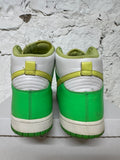 Nike Dunk High Premium White Green Yellow Sz 11.5
