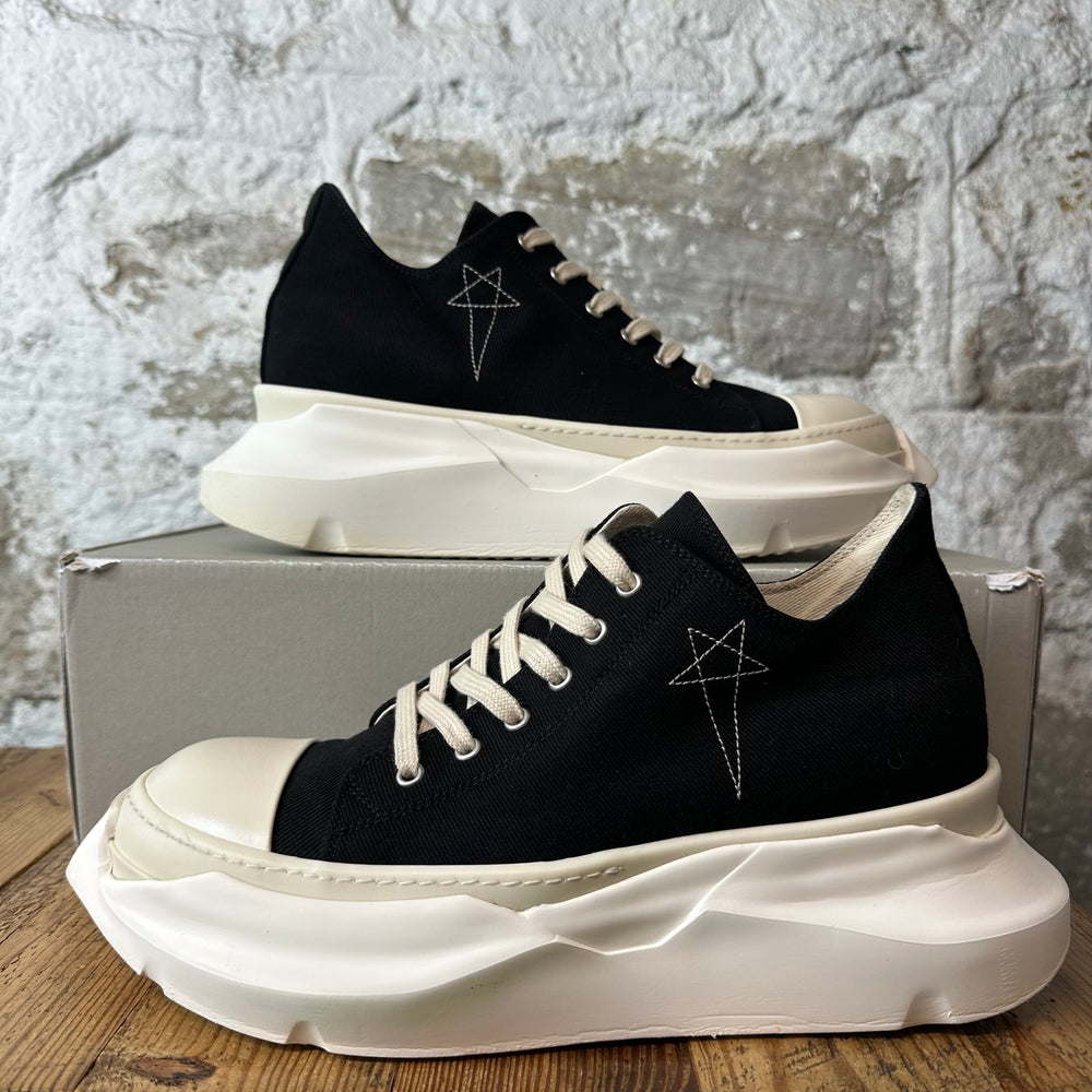 Rick Owens Pentastitch Abstract Black Milk Sneaker Sz 10.5 (43.5)