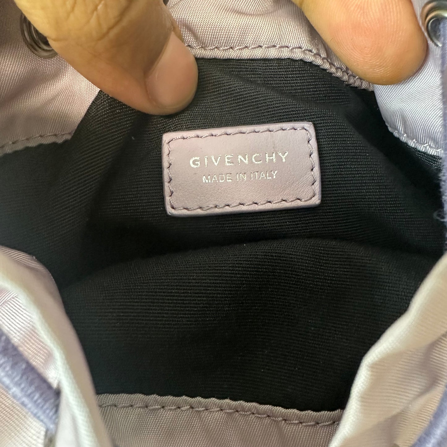 Givenchy 4G Light Lilac Bucket Bag