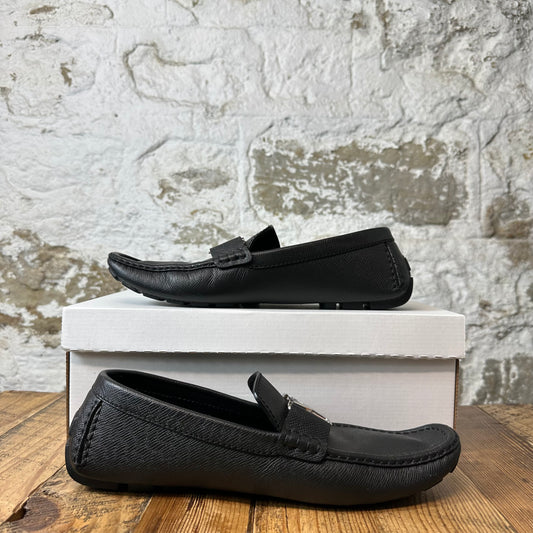 Louis Vuitton Monte Carlo Black Silver Loafer Sz 10 (8.5LV)