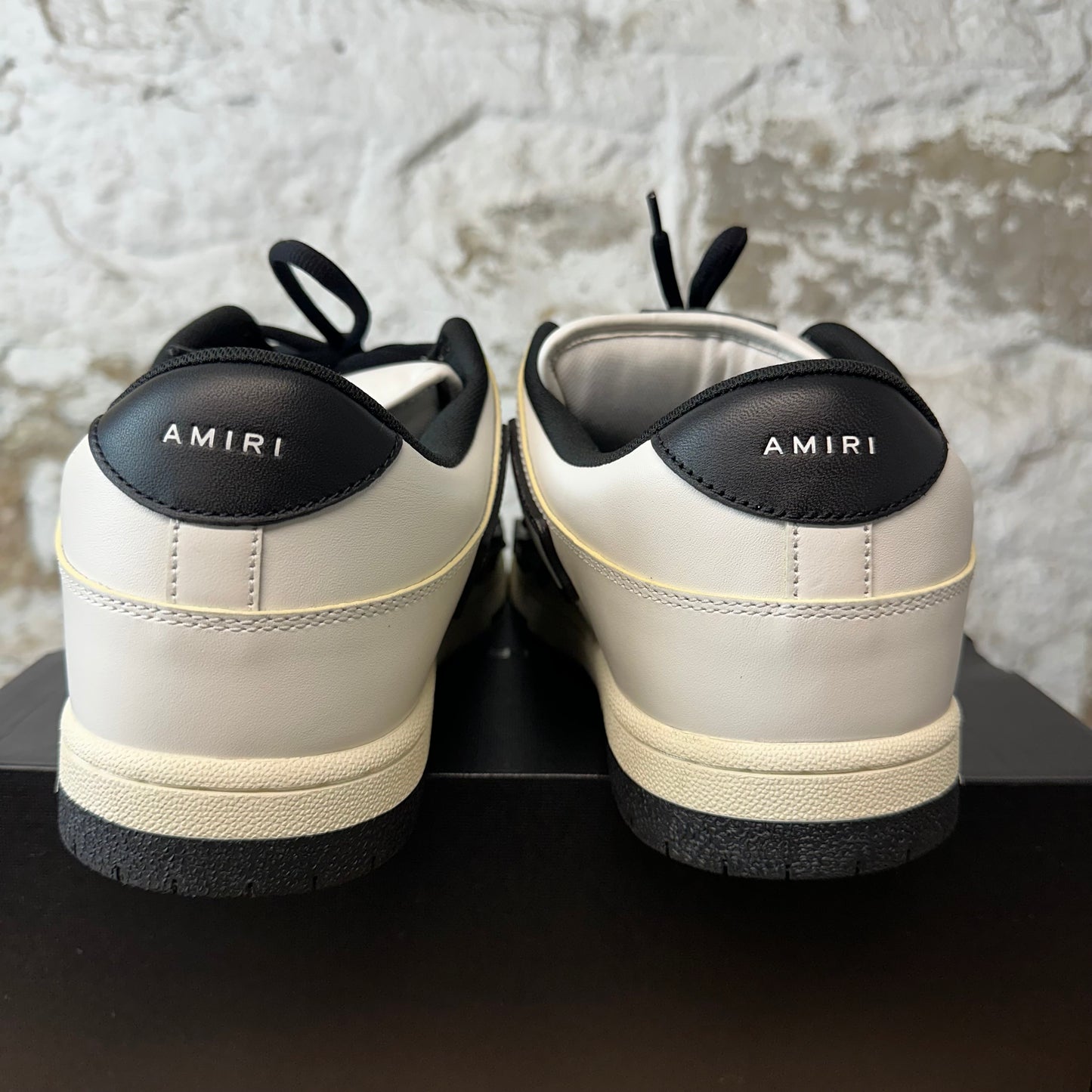 Amiri Black Grey Skeleton White Sneaker Sz 14 (47)