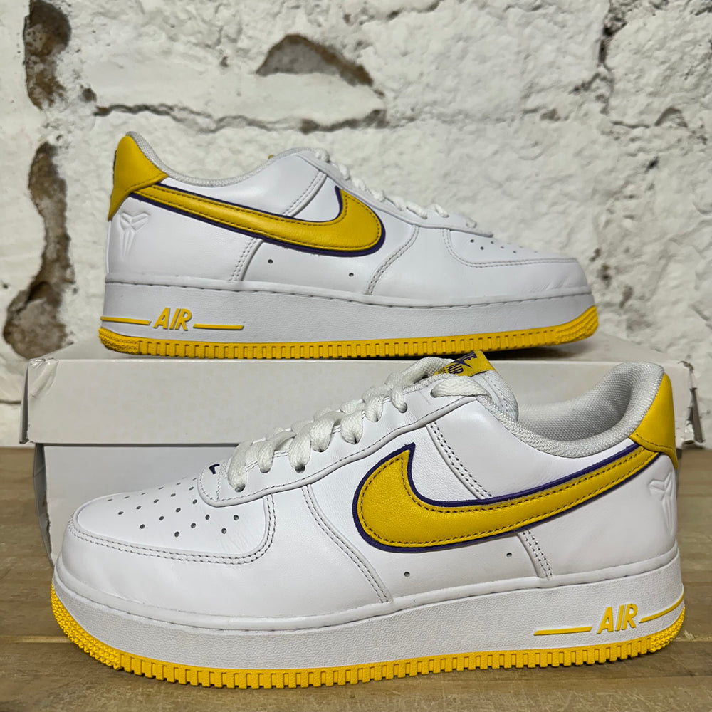 Nike Air Force 1 Low Kobe Bryant Lakers Home Sz 9