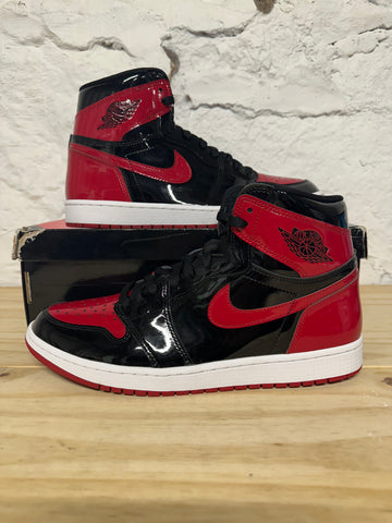 Air Jordan 1 High Patent Bred Sz 11