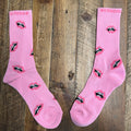 Chrome Hearts Matty Boy Pink Socks DS