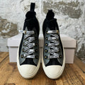 Dior Walk N Dior Cannage Knit Black White Sneaker Sz 5 (37)