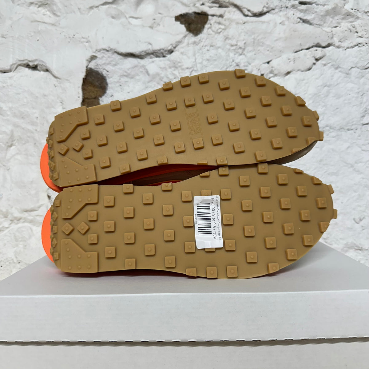 Nike LD Waffle Sacai CLOT Orange Blaze Sz 9.5 DS