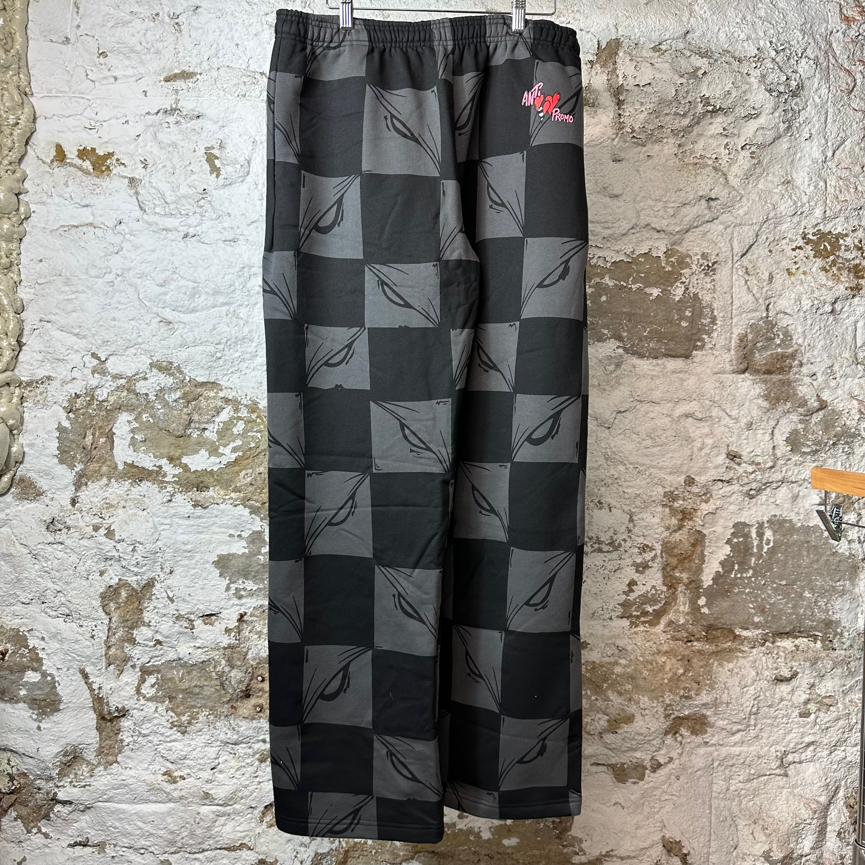 Matty Boy Anti Promo 99 Eyes Black Checker Shorts Sz XL DS