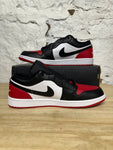 Air Jordan 1 Low Bred Toe 2.0 Sz 14 DS