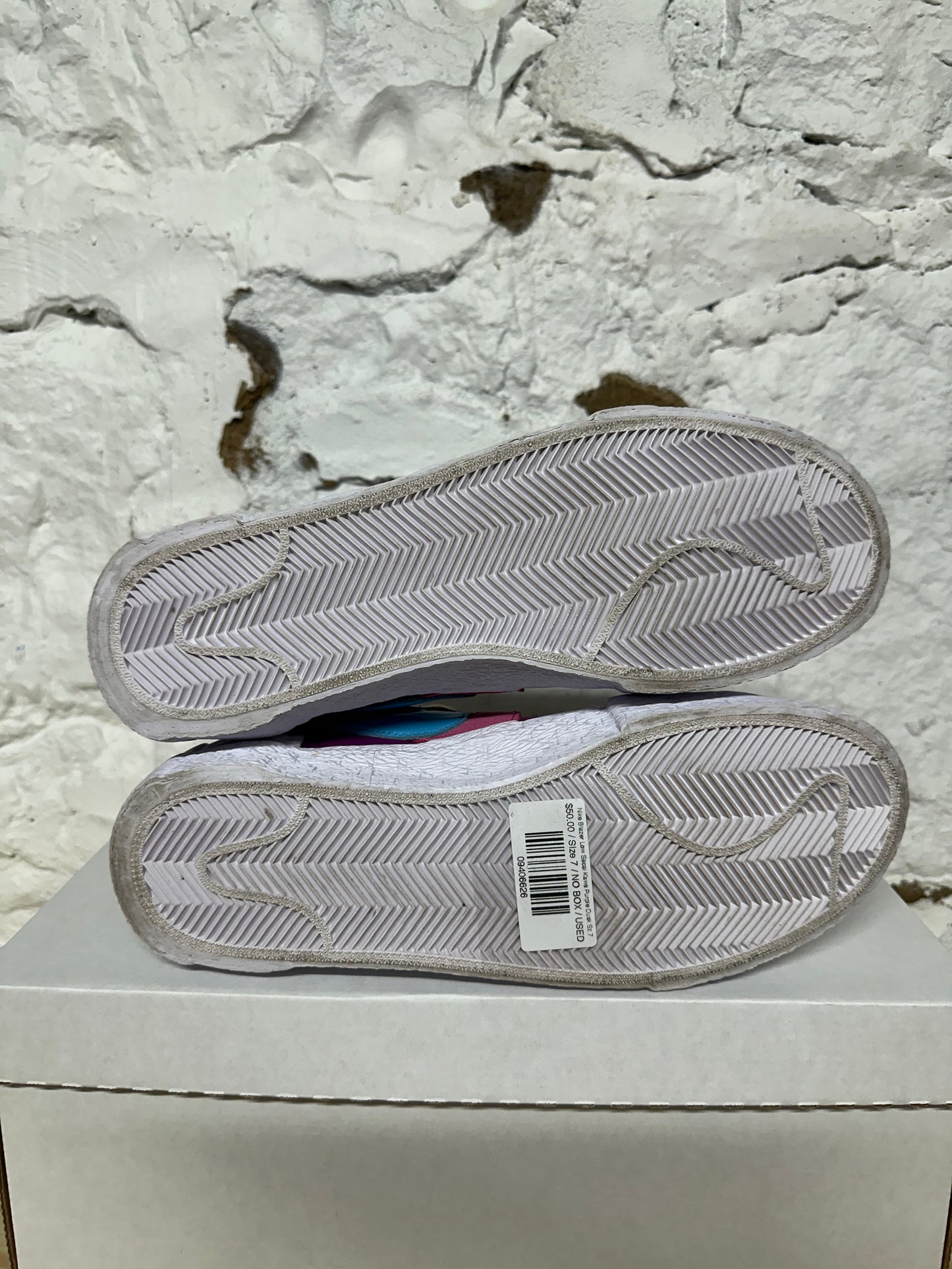 Nike Blazer Low Sacai Kaws Purple Dusk Sz 7