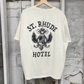 Rhude St Rhude Hotel Cream T-Shirt Sz M