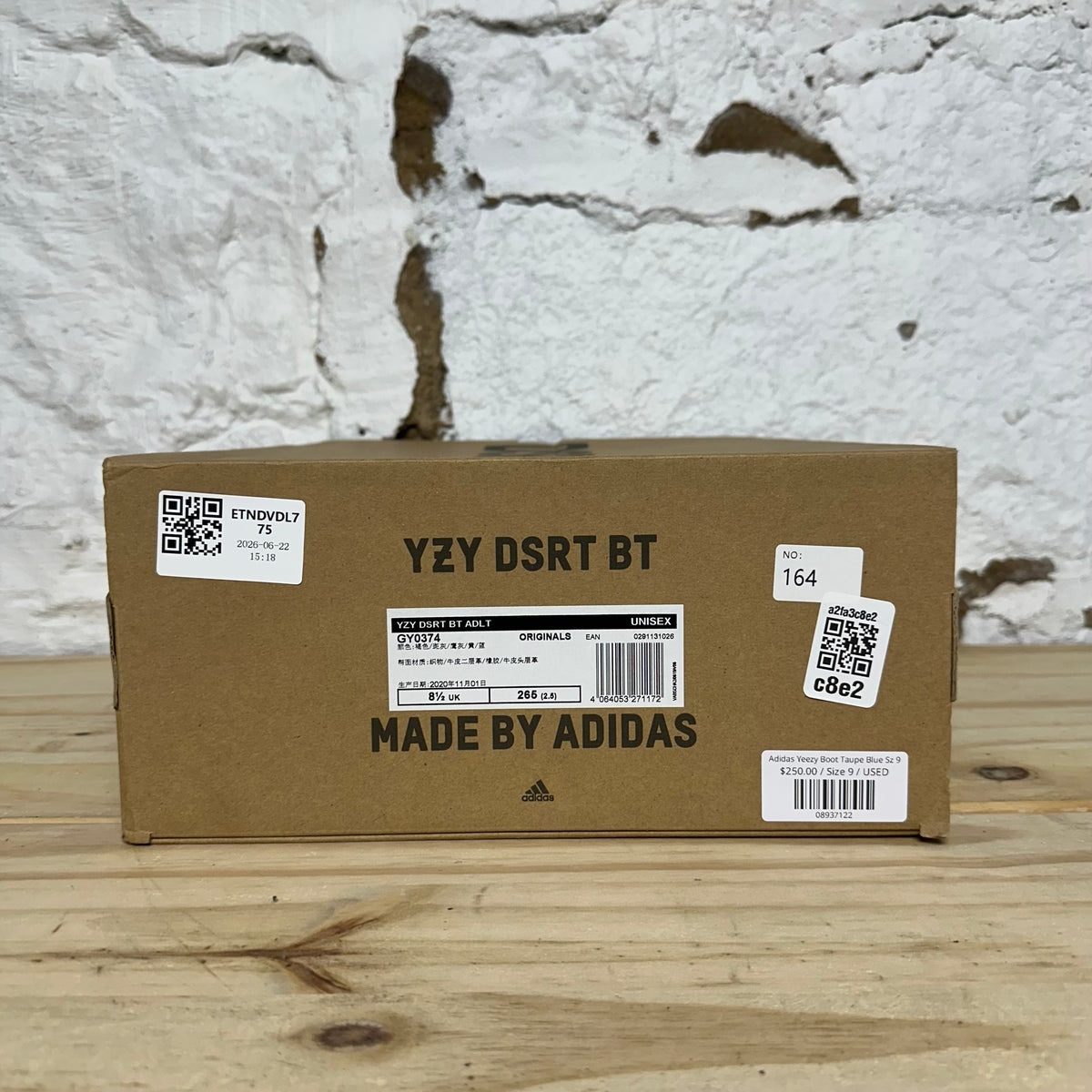 Yeezy Desert Boot Taupe Blue Sz 9