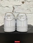 Nike Air Force 1 Low Supreme White Sz 11.5