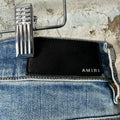Amiri MX1 Denim Spell Blue Denim Jeans Sz 36