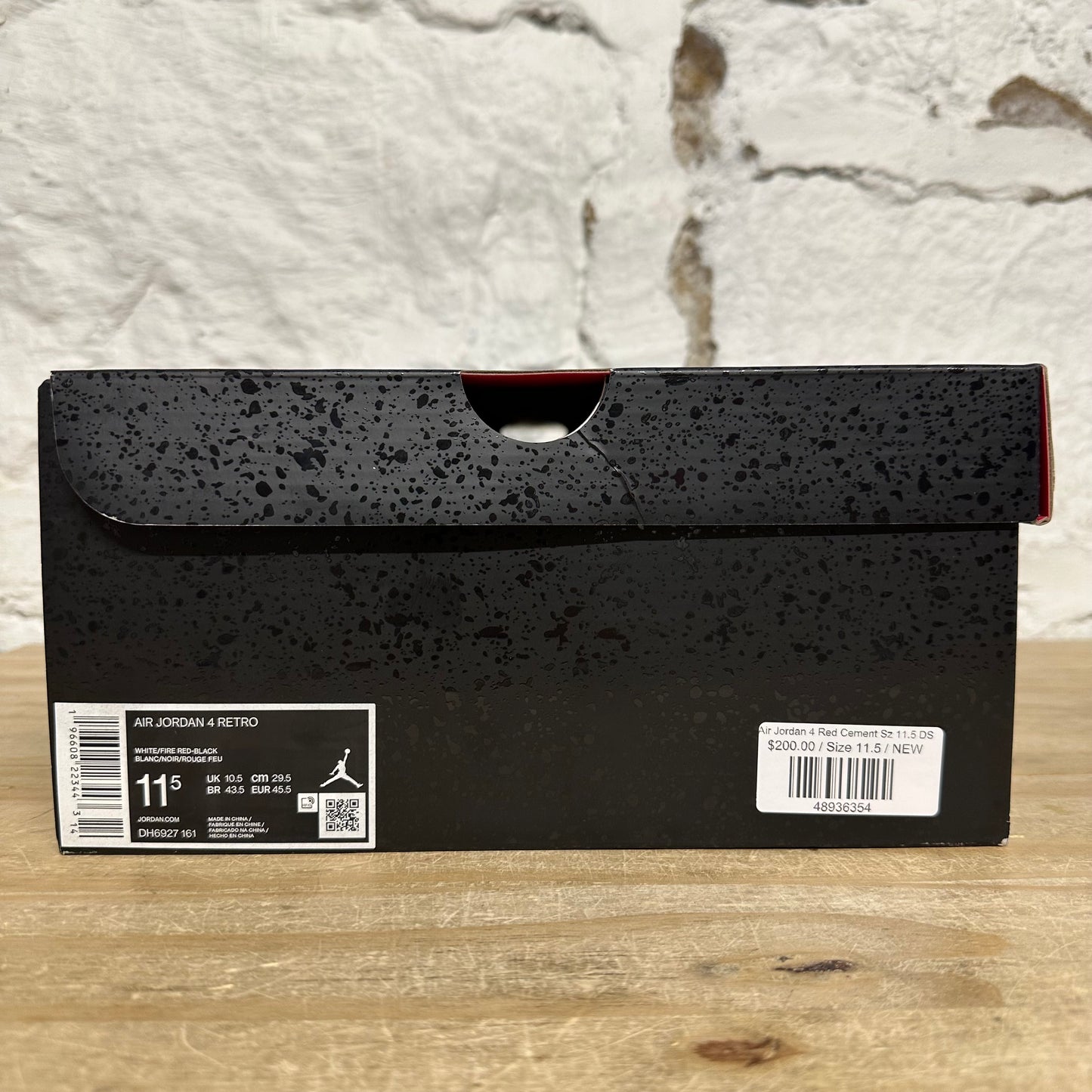 Air Jordan 4 Red Cement Sz 11.5 DS